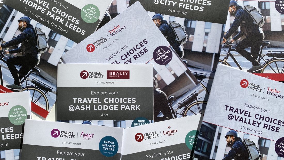 Photograph of a variety of different residential travel guides
