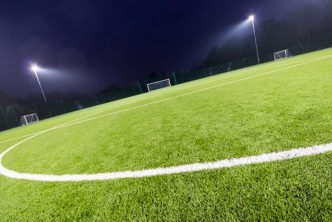 Photograph of a football pitch