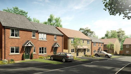Artist impression of residential development