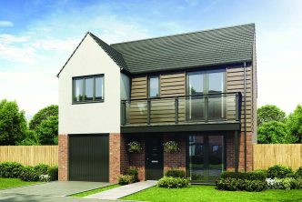 Artist impression of a house