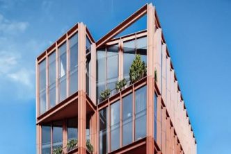 A photograph of architecture
